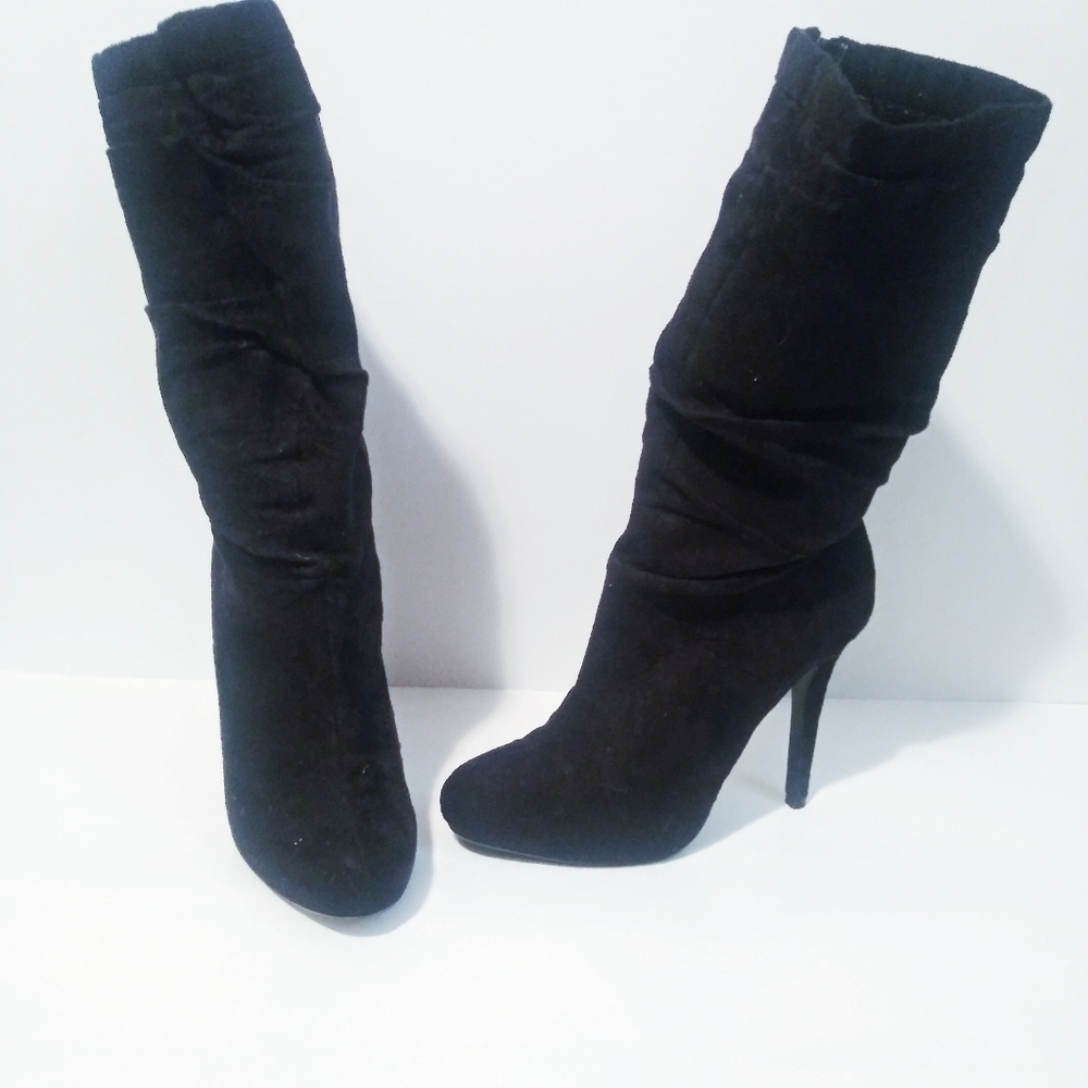 Black calf boots (also available in gray) - Picture 2 of 9